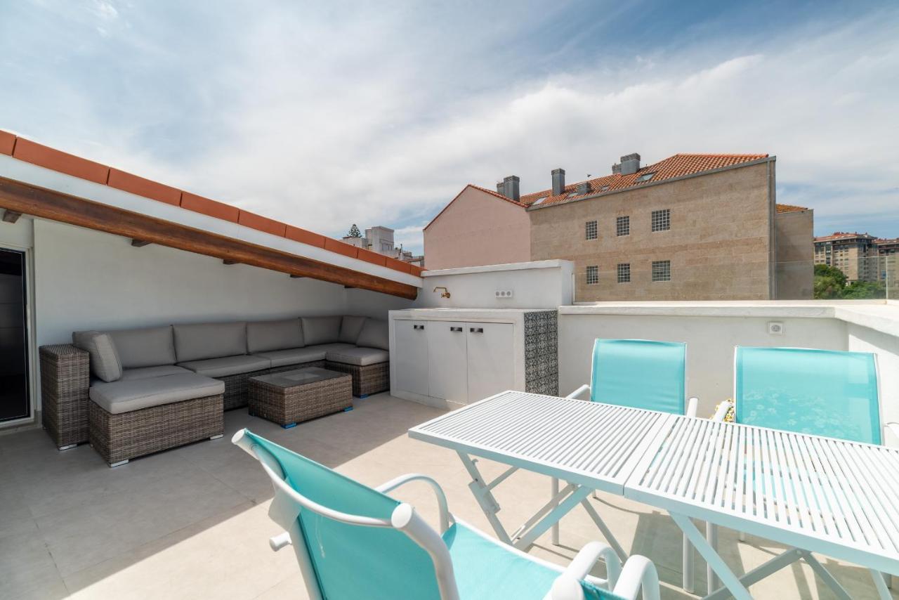 Casa Junto Al Mar Villa Vigo Bagian luar foto